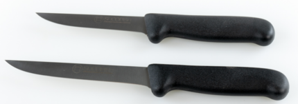 Cuchillos deshuesadores mango inyectado dos modelos carnicería hostelería profesional ref. 0425