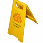 Cartel "Peligro suelo mojado"