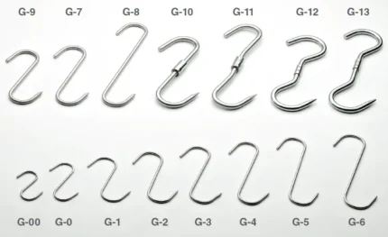 Ganchos giratorios acero-inox