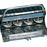 Hamburguesera 4 ud. Ovalada 11 x 8 cm