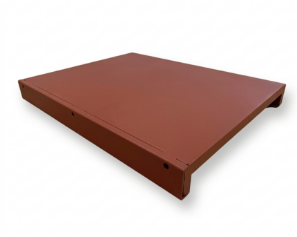 Guía lateral de polietileno PE500 roja para tabla de corte profesional carnicería