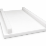 Guía inferior de polietileno PE500 para tabla de corte profesional carnicería