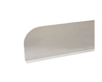 Separador transparente 15x75 cm para vitrina y mostrador carnicería charcutería hostelería ref X-0202
