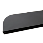 Separador negro 15x75 cm para vitrina y mostrador carnicería charcutería hostelería ref X-0204