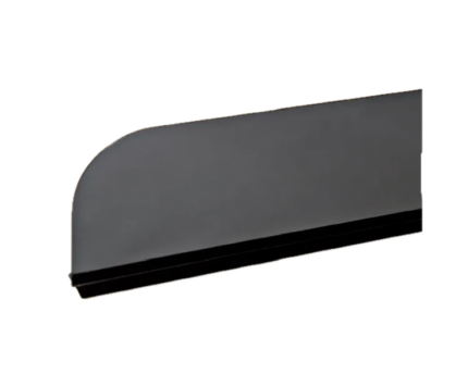 Separador negro 15x75 cm para vitrina y mostrador carnicería charcutería hostelería ref X-0204