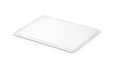 Tapa cubeta apilable CCT-40 40x30 cm PPCOP blanca alimentaria carnicería hostelería