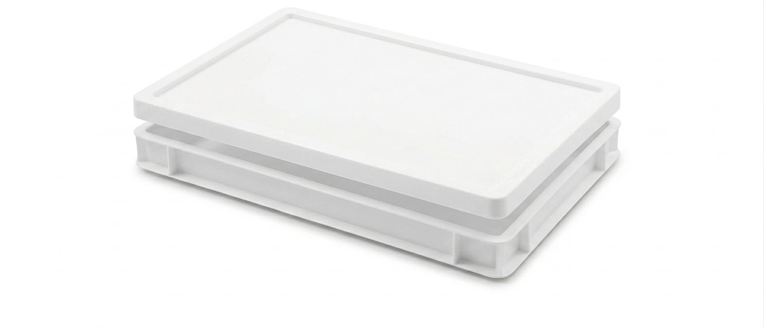 Pack CC-9 CCT-60 Pack cubeta apilable blanca CC-9 9 litros con tapa CCT-60 HDPE alimentario carnicería hostelería