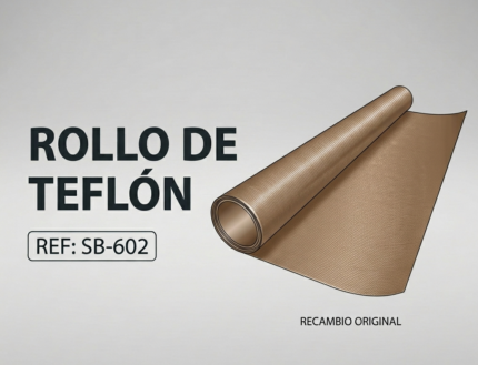 Recambio Rollo de teflón SB-602 para soldadora de bolsas SB-600 profesional